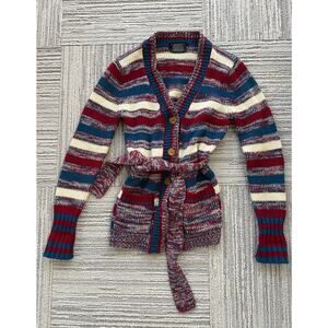 Vintage Tie Waist Cardigan